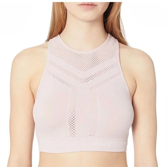 Avec Les Filles Pale Pink Ports Bra Size Medium - Picture 1 of 6